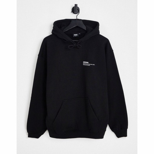 ドクターデニム Dr Denim メンズ パーカー トップス Damien Chest Logo Hoodie In Black ブラック