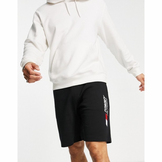 トミー ヒルフィガー Tommy Hilfiger メンズ ショートパンツ ボトムス・パンツ Performance Essentials Logo Sweat Shorts In Black ブラ