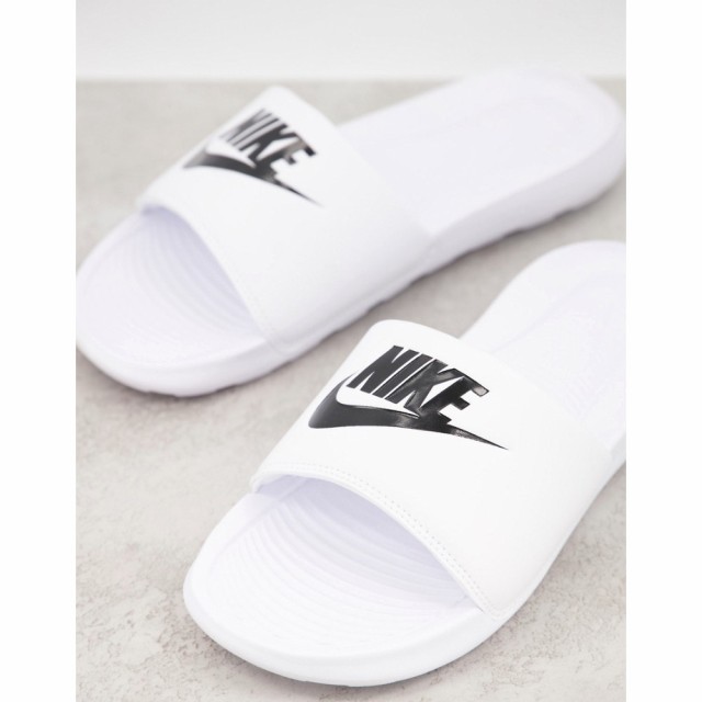 ナイキ Nike メンズ サンダル シャワーサンダル シューズ・靴 Victori One Sliders In White ホワイト