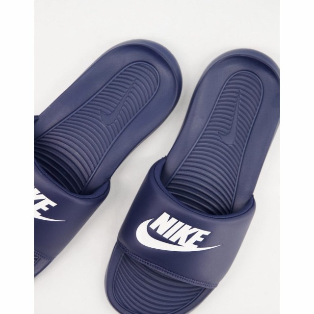 ナイキ Nike メンズ サンダル シャワーサンダル シューズ・靴 Victori One Sliders In Navy ネイビー