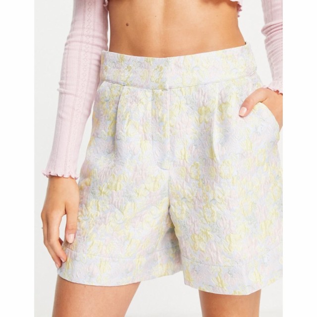 ヴェロモーダ Vero Moda レディース ショートパンツ ボトムス・パンツ Jacquard Shorts Co-Ord In Pastel Print