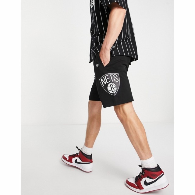 ニューエラ New Era メンズ ショートパンツ ボトムス・パンツ Brooklyn Nets Shorts In Black ブラック