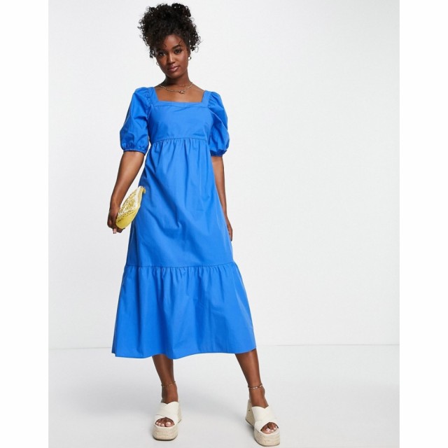 ノーバディーズ チャイルド Nobodys Child レディース ワンピース ワンピース・ドレス Organic Cotton Loretta Tie Back Dress In Blue