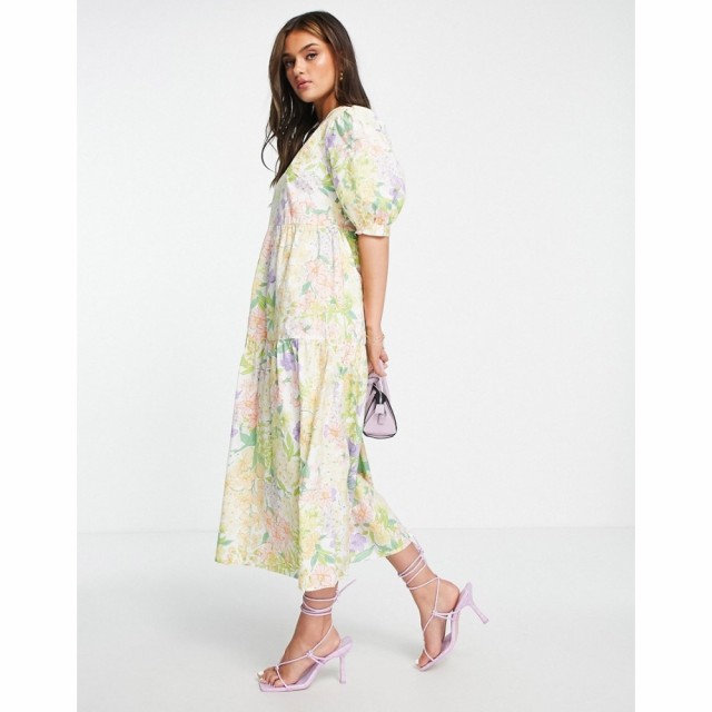 ノーバディーズ チャイルド Nobodys Child レディース ワンピース Ａライン ワンピース・ドレス Rochelle Tiered Floral Print Dress In