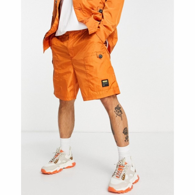 フィラ Fila メンズ ショートパンツ カーゴ ボトムス・パンツ Cargo Shorts In Burnt Orange オレンジ