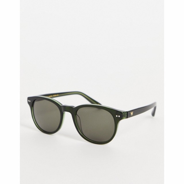 ホイッスルズ Whistles レディース メガネ・サングラス ラウンド Signature Round Sunglasses In Olive Green オリーブグリーン