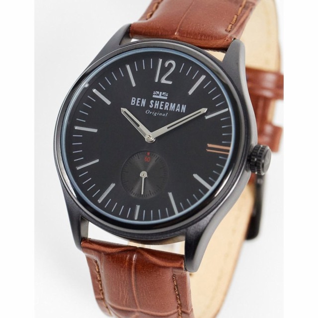 ベンシャーマン Ben Sherman メンズ 腕時計 Harrison City Watch In Brown ブラウン