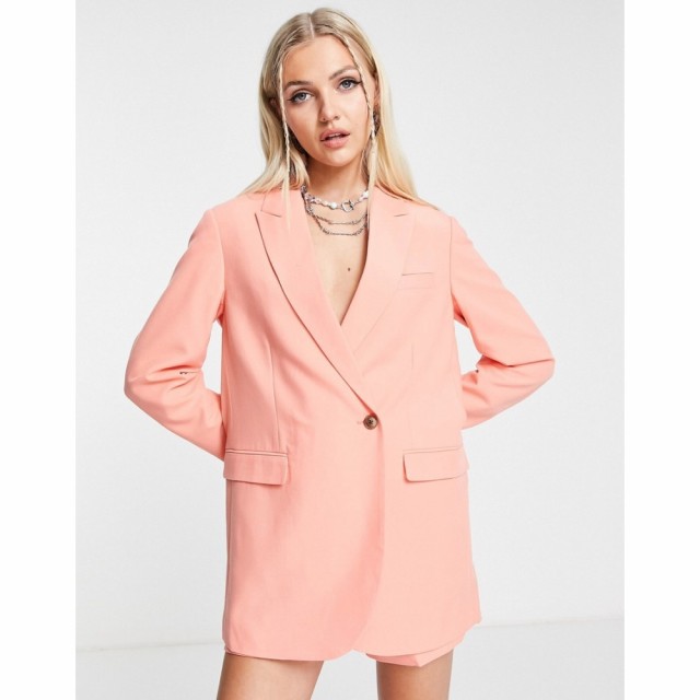 JJXX レディース スーツ・ジャケット アウター Tailored Blazer Co-Ord In Coral コーラル