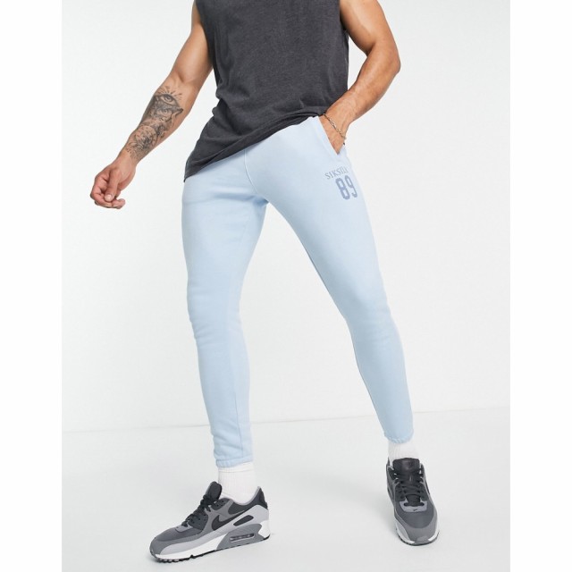 シックシルク SikSilk メンズ ジョガーパンツ ボトムス・パンツ Siksilk Co-Ord Joggers In In Blue ブルー