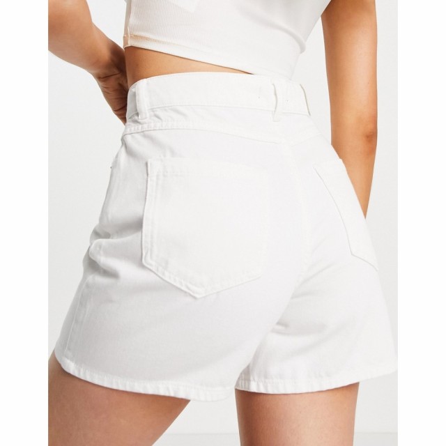 ホイッスルズ Whistles レディース ショートパンツ デニム ボトムス・パンツ Authentic High Waist Denim Shorts In White ホワイト