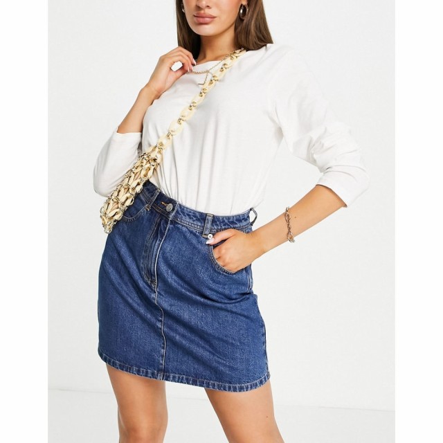 ホイッスルズ Whistles レディース ミニスカート デニム スカート Denim Pocket Mini Skirt In Blue デニム