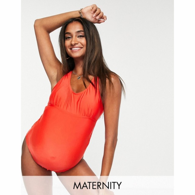 ママリシャス Mama.licious レディース ワンピース マタニティウェア 水着・ビーチウェア Mamalicious Maternity Sports Swimsuit In Red