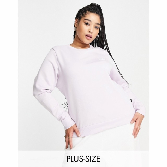 プーマ Puma レディース スウェット・トレーナー トップス Plus Essentials Small Logo Sweatshirt In Lilac ライラック