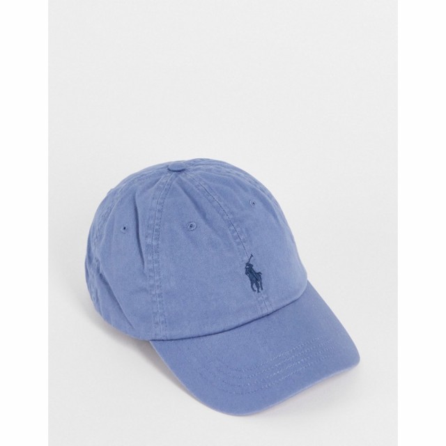 ラルフ ローレン Polo Ralph Lauren メンズ キャップ 帽子 Cap In Blue With Pony Logo ブルー