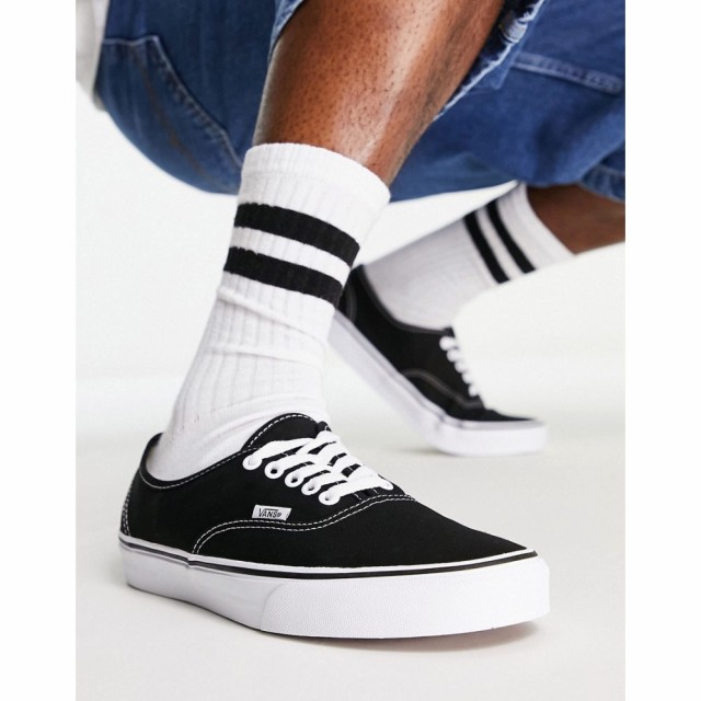 ヴァンズ Vans メンズ スニーカー シューズ・靴 Authentic Trainers In Black ブラック