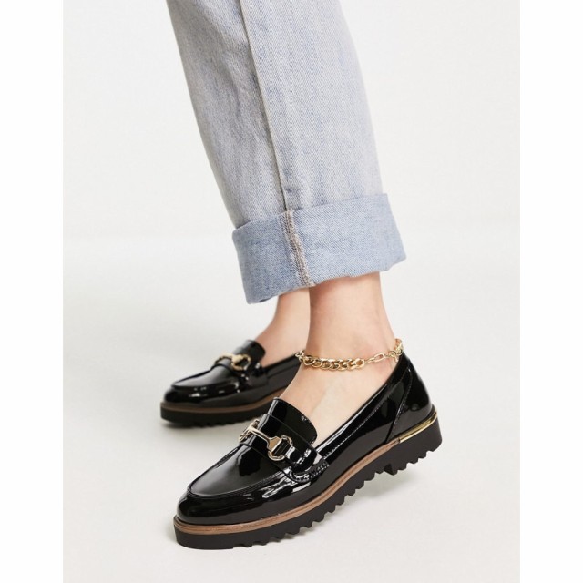 ニュールック New Look レディース ローファー・オックスフォード シューズ・靴 Patent Loafer In Black ブラック