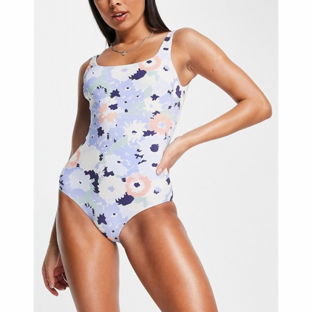 アンドアザーストーリーズ and Other Stories レディース ワンピース 水着・ビーチウェア Square Neck Swimsuit In Floral Print マルチ