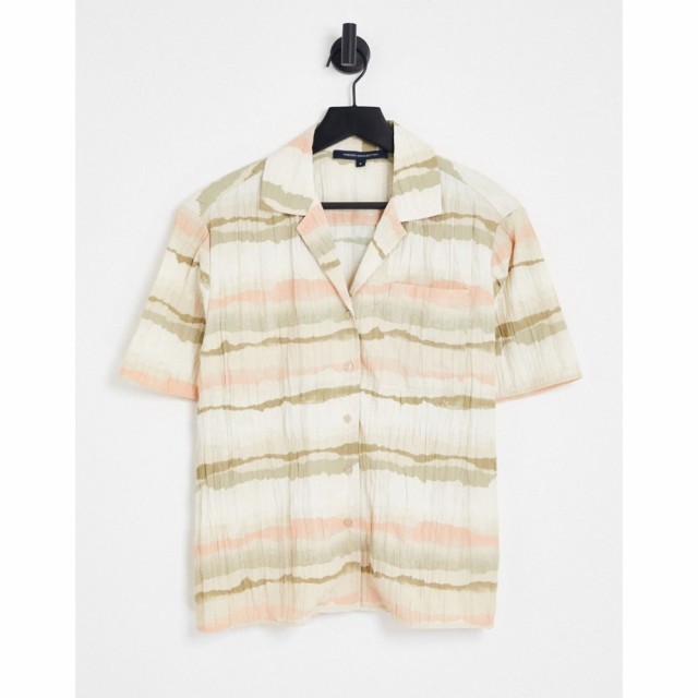 フレンチコネクション French Connection レディース ブラウス・シャツ トップス Hope Crinkle Printed Shirt In Light Pink