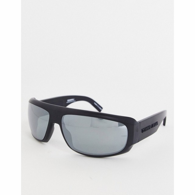 トミー ヒルフィガー Tommy Hilfiger ユニセックス メガネ・サングラス Racer Sunglasses In Black ブラック