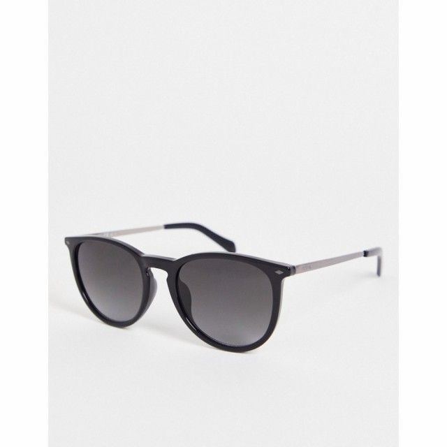 フォッシル Fossil ユニセックス メガネ・サングラス Classic Sunglasses In Black ブラック