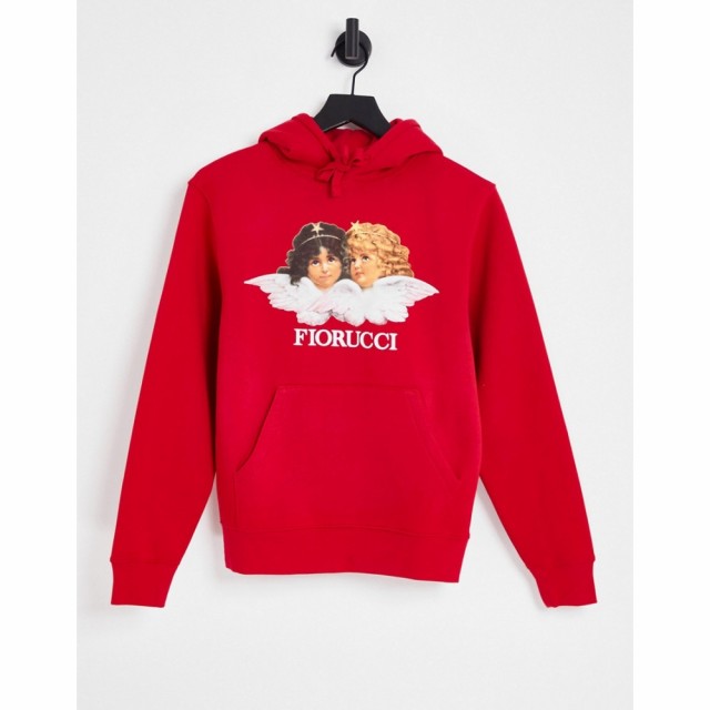 フィオルッチ Fiorucci レディース パーカー トップス Hoodie With Angel Graphic In Red レッド