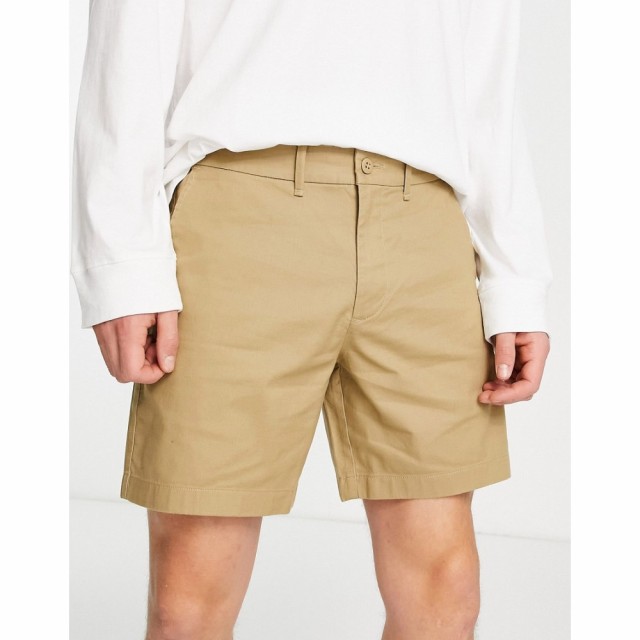 アバクロンビーandフィッチ Abercrombie and Fitch メンズ ショートパンツ ボトムス・パンツ 7Inch Plain Front Chino Shorts In Brown