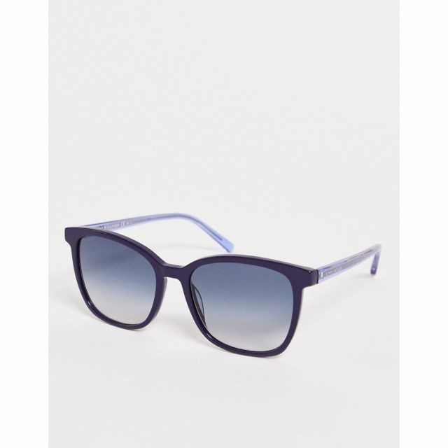 トミー ヒルフィガー Tommy Hilfiger レディース メガネ・サングラス Classic Retro Sunglasses In Blue ブルー