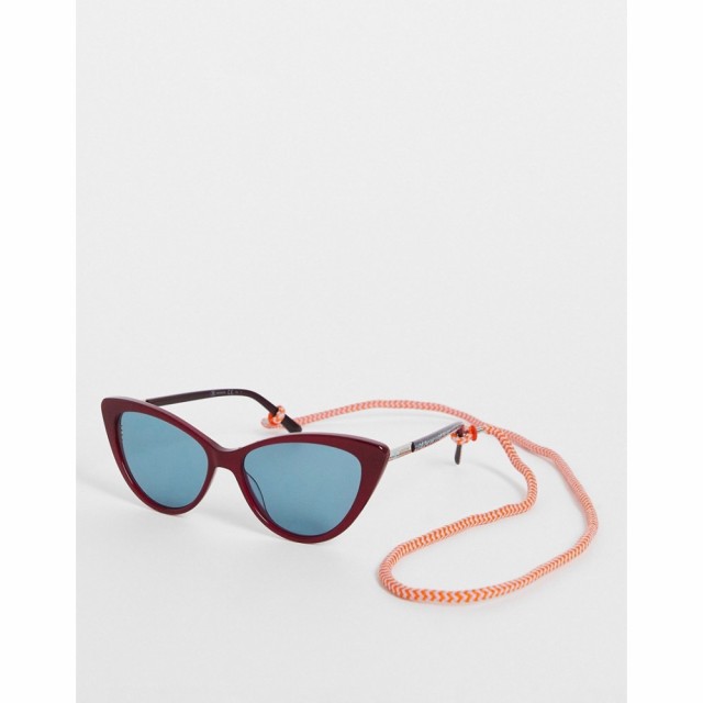 ミッソーニ M Missoni レディース メガネ・サングラス キャットアイ Cat Eye Sunglasses In Red