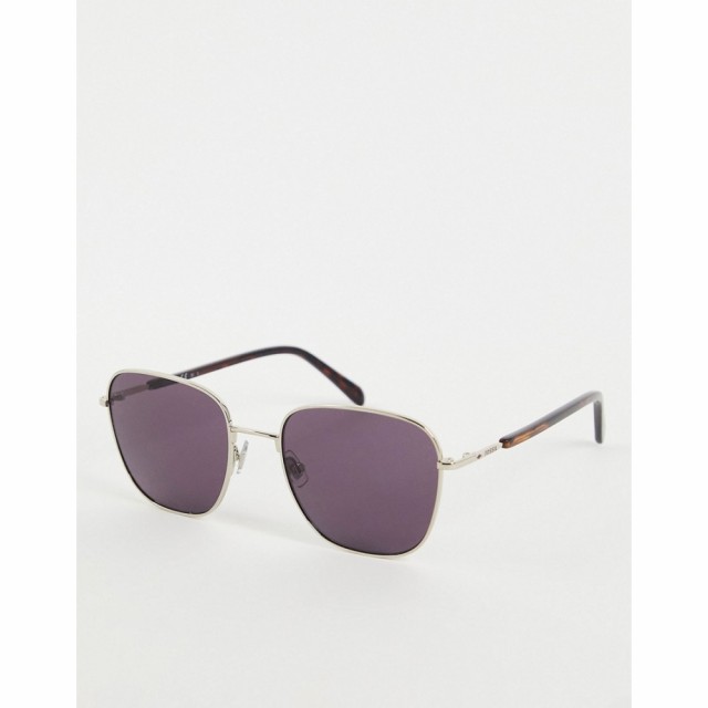 フォッシル Fossil レディース メガネ・サングラス Retro Sunglasses In Light Gold And Brown