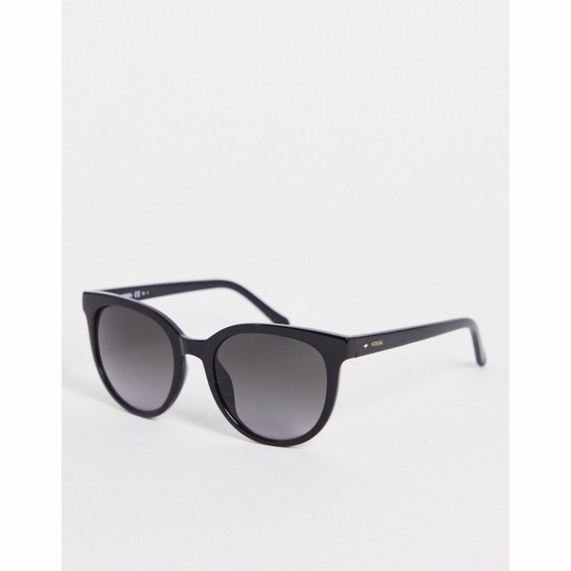 フォッシル Fossil レディース メガネ・サングラス Rectangle Sunglasses In Black ブラック