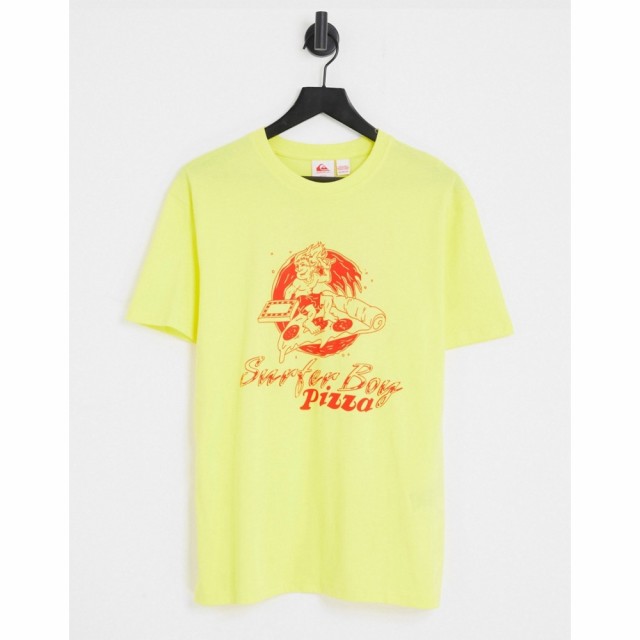 クイックシルバー Quiksilver メンズ Tシャツ トップス X The Stranger Things Surfer Boy T-Shirt In Yellow イエロー