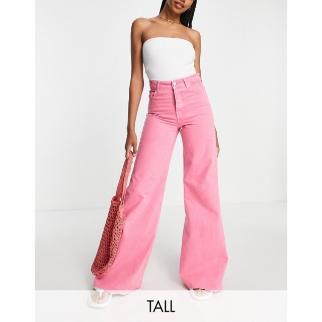 リバーアイランド River Island Tall レディース ジーンズ・デニム ボトムス・パンツ Ultra Flare Jean In Bright Pink ピンク/ブライト