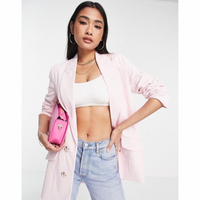 リバーアイランド River Island レディース スーツ・ジャケット アウター Oversized Co-Ord Overesized Blazer In Pink ピンク