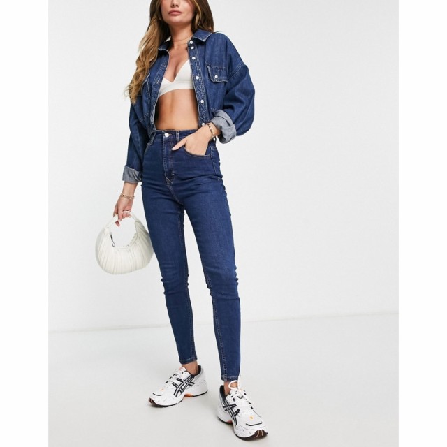 トップショップ Topshop レディース ジーンズ・デニム ボトムス・パンツ Enhancing Jamie Jean In Mid Blue ブルー