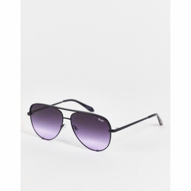 キー オーストラリア Quay Australia レディース メガネ・サングラス アビエイター Quay X Paris Hilton High Key Aviator Sunglasses In