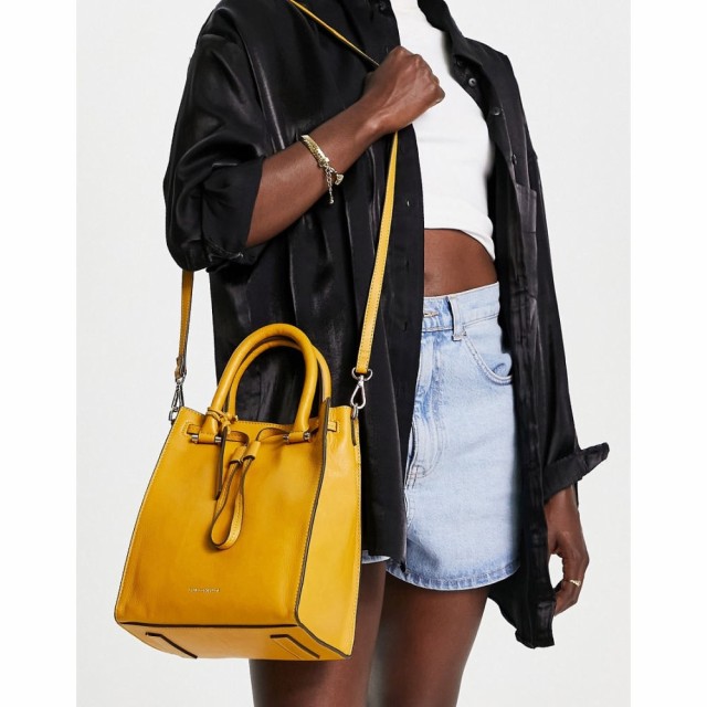 ポール コステロー Paul Costelloe レディース トートバッグ バッグ Top Handle Tote Bag In Yellow イエロー