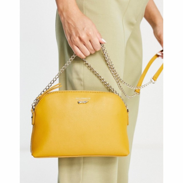 ポール コステロー Paul Costelloe レディース ショルダーバッグ バッグ Chain Strap Crossbody Bag In Yellow イエロー