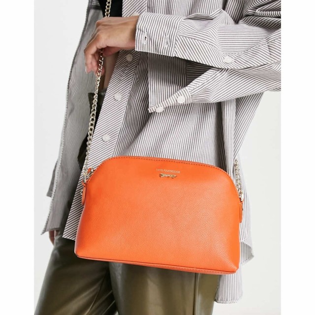 ポール コステロー Paul Costelloe レディース ショルダーバッグ バッグ Chain Strap Crossbody Bag In Orange オレンジ