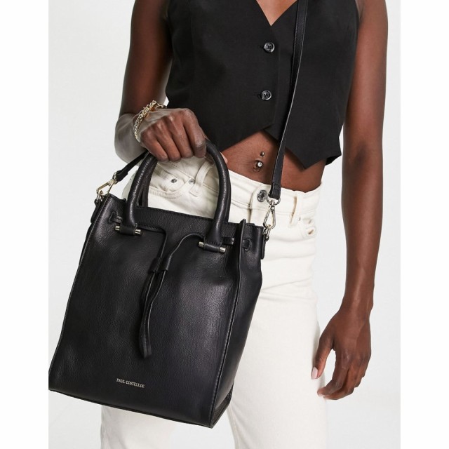 ポール コステロー Paul Costelloe レディース トートバッグ バッグ Top Handle Tote Bag In Black ブラック