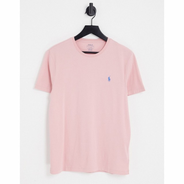 ラルフ ローレン Polo Ralph Lauren メンズ Tシャツ トップス T-Shirt In Washed Pink With Pony Logo ウォッシュドピンク