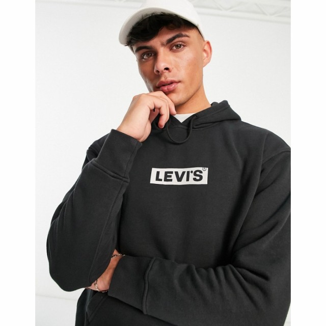 リーバイス Levis メンズ パーカー トップス Relaxed Fit Hoodie In Black ブラック