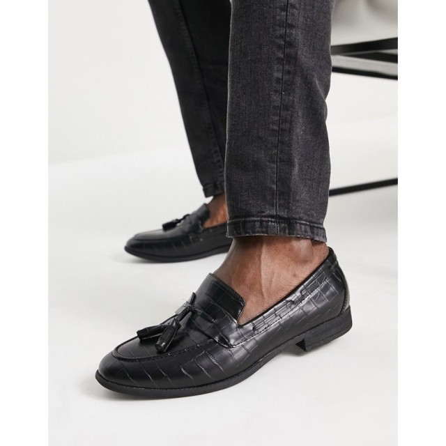 ニュールック New Look メンズ ローファー シューズ・靴 Faux Leather Loafer In Black ブラック