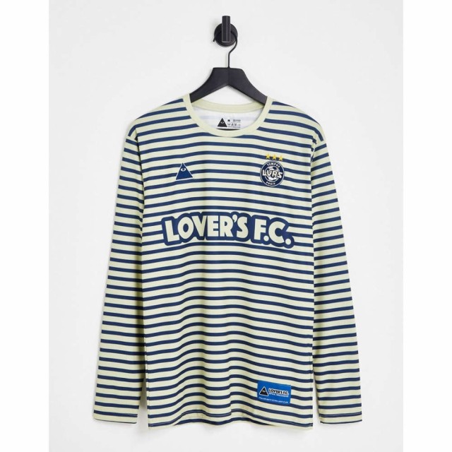 ラヴァーズ Lovers FC メンズ 長袖Tシャツ トップス LoverS Fc Breton Away Long Sleeve Jersey T-Shirt In Green グリーン