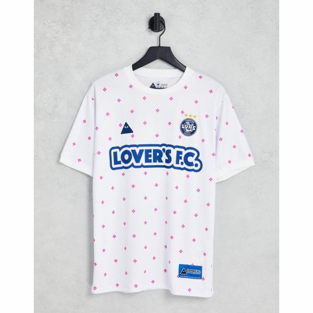 ラヴァーズ Lovers FC メンズ Tシャツ トップス LoverS Fc Spots Jersey T-Shirt In White ホワイト