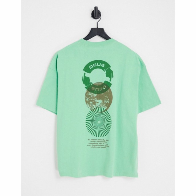 デウス エクス マキナ Deus Ex Machina メンズ Tシャツ トップス Trycycle T-Shirt In Green Exclusive To Asos ライトグリーン