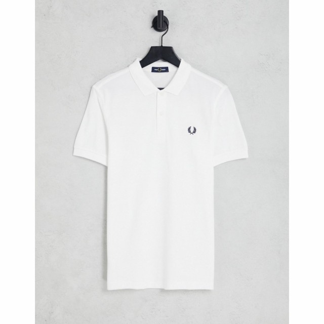 フレッドペリー Fred Perry メンズ ポロシャツ トップス Plain Polo Shirt In White ホワイト