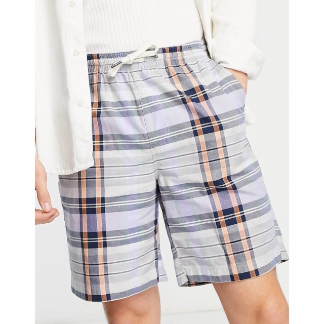 ファーラー Farah メンズ ショートパンツ ボトムス・パンツ Trehurst Check Shorts In Lilac ライラック