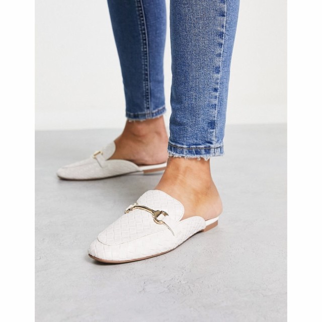 ニュールック New Look レディース シューズ・靴 Woven Snaffle Slip On In Off White ホワイト