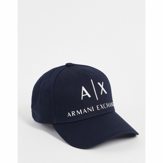 アルマーニ Armani Exchange メンズ キャップ 帽子 Logo Baseball Cap In Navy ネイビー