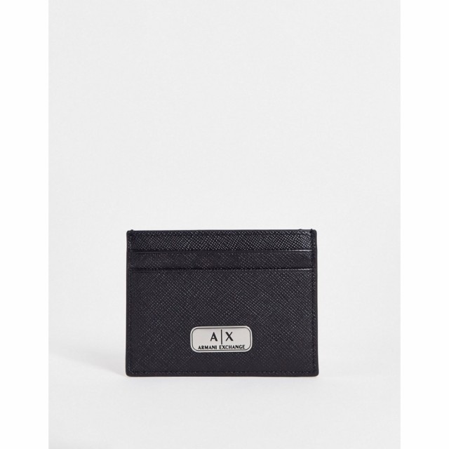 アルマーニ Armani Exchange メンズ カードケース・名刺入れ Cardholder In Black ブラック